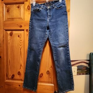 Lauren by Ralph Lauren Classic Blue Women's Jeans, 6 Petite